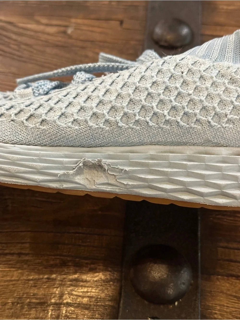 NOBULL Knit Runners in Pale Blue Trainer Sneakers